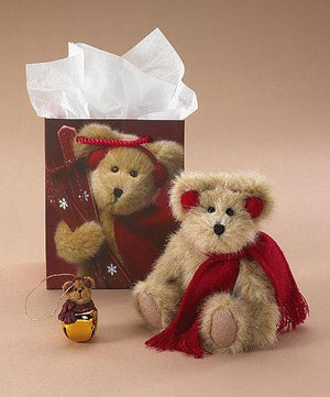 LIL' MUFFLEBEARY-BOYDS BEARS LIL' SUMPTIN 3 PC GIFT SET #573021 *