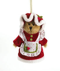 LIL' MRS. KRINGLEBEARY-BOYDS BEARS ORNAMENT #4028336 *