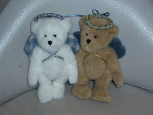 Aria & Astra Angelwish-Boyds Bears Ornament Set #99826V QVC Exclusive ***RARE*** *