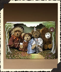 WIZARD OF OZ 4 PC GIFT SET-BOYDS BEARS #567933 ***HARD TO FIND*** *