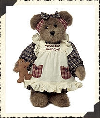 ANNA MAE BAKERS BEAR WITH LIL SNAP-BOYDS BEARS #94182PP EXCLUSIVE ***HARD TO FIND*** *
