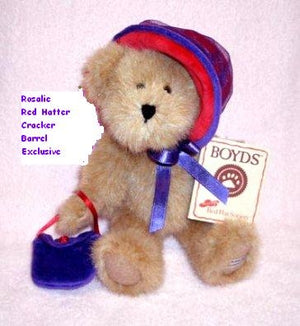 ROSALIE RED HATTER-BOYDS BEARS CRACKER BARREL EXCLUSIVE #84511CB***HARD TO FIND*** *