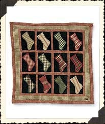 Mindy's The Stockings Were Hung Quilt-Boyds Bears #6822 *
