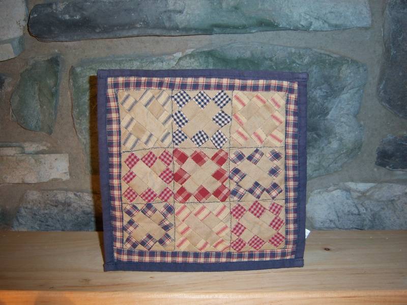 Gretchen's Nine Patch Quilt-Boyds Bears Accessory #6807 *