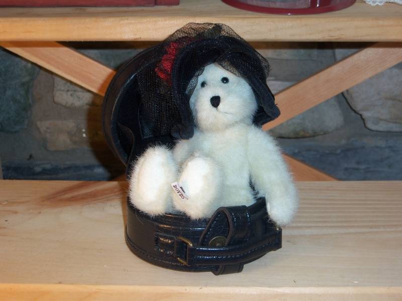 LORRAINE DEBEARVOIRE & HAT BOX-BOYDS BEARS #99308H ***RARE*** *