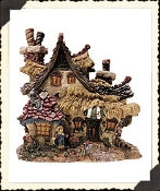 Emily's Carrot Cottage-Boyds Bears Resin Bearly Built Village  #19014