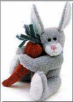 T. Farrell Wuzzie-Boyds Bears Easter Bunny Rabbit Hare #595101-06 *