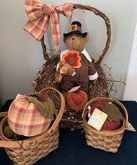 Elijah Harvestbeary, Baskets, Pumpkins-Boyds Bears #99322H