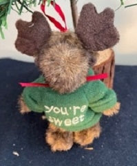 Sweetums-Boyds Bears Mini Moose Ornament #567066 ***RARE***