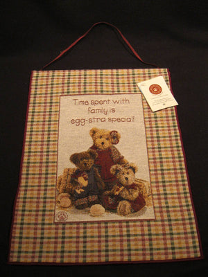 Cooper Family Wall Hanging-Boyds Bears Country Exclusive *