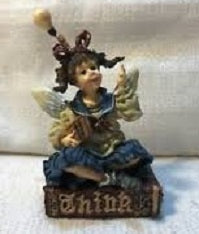 Cerebella Smarty Faerienoggin-Boyds Bears Resin Wee Folkstone #36201V QVC Exclusive