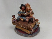 Grace and Faith...I Have a Dream- Boyds Bears Musical Resin Dollstone  Yesterday's Child Plays You've Got A Friend #272054