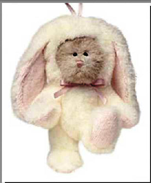 Bitsey Nibblekins-Boyds Bears Mini Master of Disguise Bunny Rabbit Hare Ornament #562434 *