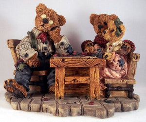 Grenville w/Matthew & Bailey...Sunday Afternoon-Boyds Bears Resin Bearstone #2281 *