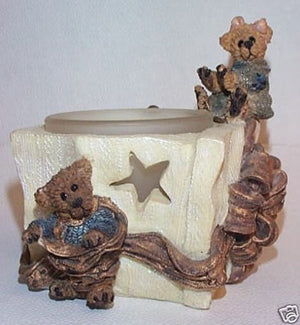 Bailey & Matthew...The Gift-Boyds Bears Candle Holder Votive #27723 *