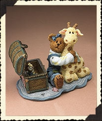 Jordan w/ Lil' Spot...Grandma's Attic Treasures-Boyds Bears Bearstone #2277938 *