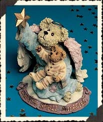 Joy Angeltouch and Everychild...Cherish Small Miracles-Boyds Bears Bearstone #228398 Starlight Foundation Exclusive *