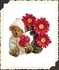 GERBER-BOYDS BEARS BEARWEAR PIN  #26044 THE FLORAL COLLECTION *