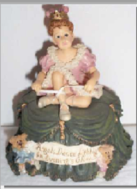 Melissa with Katie & Desiree...The Ballet-Boyds Bears Musical Resin Dollstone  Yesterday's Child  #272003