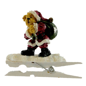 SANTA-BOYDS BEARS BEARSTONE ORNAMENT #257447 *