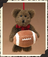 Football Bear Ornament-Boyds Bears #562757 *