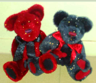 Garnet & Sapphire-Boyds Bears #unknown QVC Exclusive Set ***RARE*** *
