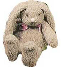 Pixie (Taupe Curly)-Boyds Bears Bunny Rabbit Hare #5621