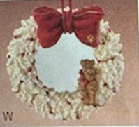 Wreath Mirror Ornament-Boyds Bears Ornament #25306