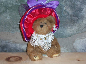 Red Hat Society Bear-Judith G Exclusive Boyds Bear ***RARE***