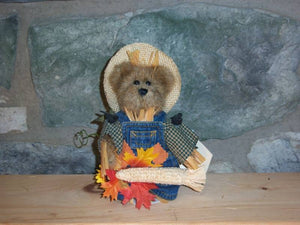 Aututmn Farmer Bear-Judith G Exclusive Boyds Bears Collection ***RARE***