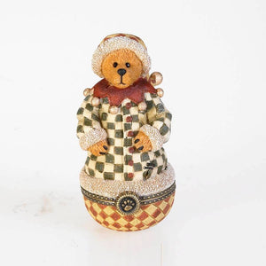 Abner Elfin Kringle-Klaus-Boyds Bears Resin Treasure Box  #4018012