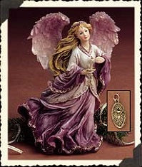 Alessandra ...Guardian of Hope-Boyds Bears Resin Charming Angels # 28222