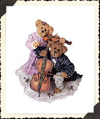 Amanda and Michael... String Section-Boyds Bears Bearstone #228366