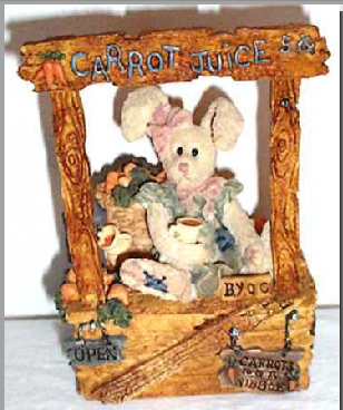 Amelia's Enterprise...Carrot Juice-Boyds Bears Bunny Rabbit Hare Musical Bearstone #2759SF SFMB Exclusive