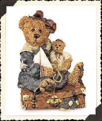 Bailey Bear with Suitcase-Boyds Bears Bearstone #2000