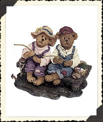 Becky and Tom...Simpler Times-Boyds Bears Bearstone #2277910