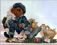 Cary Z. Fleetfoot...Neither Rain, Snow, Sleet or Fido-Boyds Bears Letter Carrier Mailman Bearstone #228338GCC GCC Exclusive ***Hard to Find***