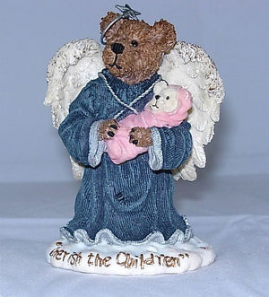 Charity Angelhug & Every Child...Cherish the Children-Boyds Bears Bearstone #228343 Starlight Exclusive