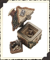 Chester's Birdhouse w/Audubon McNibble-Boyds Bears Treasure Box #392107