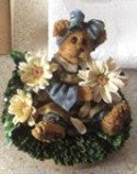 Daisy Mae...He Loves Me-Boyds Bears Resin Candle Topper #651219-1