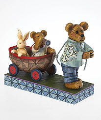 Drake & Cameron with Hopsly... Adventure at Sea-Boyds Bears Resin Bearstone Jim Shore Exclusive #4020854 ***SALE***