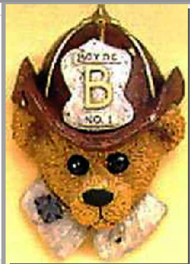 Elliot...The Hero-Boyds Bears Fireman Firefighter Bearstone #654281GCC GCC Exclusive