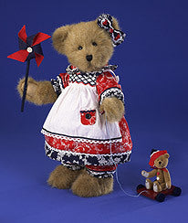 GLORY B. BEARWORTH WITH BUTTONS-BOYDS BEARS EXCLUSIVE #4015946