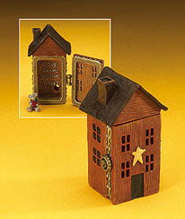 Grandpa's Prairie House w/Hearth McNibble-Boyds Bears #4013296 Treasure Box