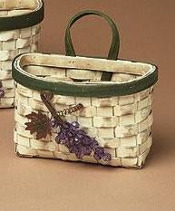 Chardonnay Large Grape Harvest Basket-Boyds Bears Accessory #65192
