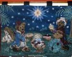 Holiday Pageant-Boyds Bears Nativity Tapestry Wall Hanging