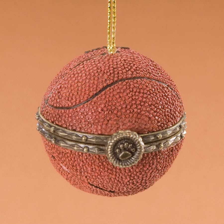 Hoooop There It Is!-Boyds Bears Basketball Treasure Box Ornament #257569