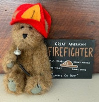 Great American Firefighter-Boyds Bears Fireman Judith G Exclusive ***RARE***