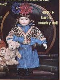 Karen...Country Doll-Boyds Bears Doll #4900 BBC LE