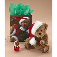 LIL' OL' ST. NICK-BOYDS BEARS LIL' SUMPTIN' 3 PIECE GIFT SET #573020